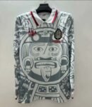 1998 Retro Long Sleeve Mexico Away Football Shirt_y